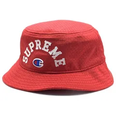 SUPREME シュプリーム 24SS Champion Mesh Crusher チャンピオン メッシュクラッシャー ハット レッド Size S/M
