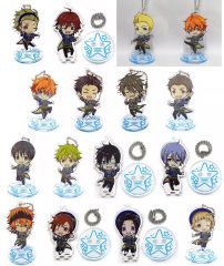 [중고]키홀더 마스코트(캐릭터) 전 16종 세트 [아이돌 마스터 SideM×animatecafe 트레이딩 아크릴 스탠드 키홀더 5th Anniversary ver. C그룹]