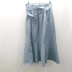 ◇ Θ◎ ROPE PICNIC ロペピクニック ロング マーメイド スカート サイズ38 ブルー レディース E  【1503050007993】