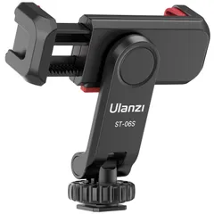 【特価セール】360度回転 スマホスタンド 三脚マウント コールドシュー付き スマホホルダー スマートフォン三脚マウント1/4インチネジ穴 三脚 クリップ ULANZI携帯ホルダー iPhone/Android/ZV-E10/三脚/自撮り棒/カメラ対応