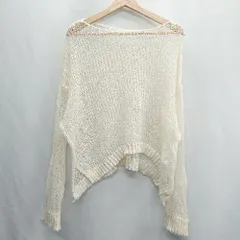 ◇ Θ CIAOPANIC TYPY チャオパニックティピー 透かし編み 長袖 ニット サイズ1 オフホワイト レディース E  【1410100049493】