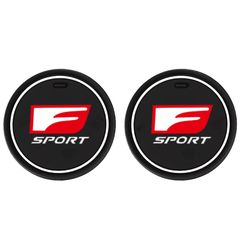 【特価商品】ES NX HS LX LX LC EX GS CT RX IS sport ドリンクホルダー用 F コースター 発光 ノンスリップ (レクサス) レクサス