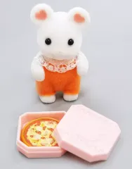 【中古】おもちゃ 【シークレット】マシュマロネズミの赤ちゃん 赤ちゃんコレクション～ショッピングシリーズ～ 「シルバニアファミリーキラキラくじ～ゆめふわコレクション～」 E賞