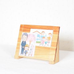超簡単に取り換えできるフォトスタンド　メッセージボード