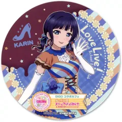 【中古】コースター 朝香果林(Let’s にじパフェ!) オリジナルコースター 「GiGOコラボカフェ ラブライブ!虹ヶ咲学園スクールアイドル同好会 Let’s にじパフェ!」 第1弾 ドリンク・デザート・フードメニュー注文特典