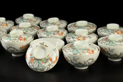 緑屋*u■柿右衛門特製 睦揃 共箱付 楽山銘 蓋付茶碗 湯呑 k8/09-290/8-3#100 2025年最新柿右衛門 蓋茶碗の人気アイテム - メルカリ