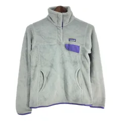 patagonia パタゴニア リツール スナップT フリースジャケット アウトドア グレー (レディース S) 中古 古着 T1136