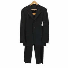 メンズビギ MENS BIGI SPILLO＆FILO ストライプ 3B テーラードジャケット 1タック テーパードパンツ スーツ セットアップ メンズ  LLのサムネイル