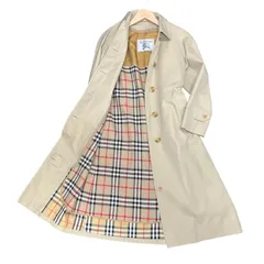 Burberrys バーバリーズ BURBERRY バーバリー ステンカラーコート ロングコート ブランケットライナー付き 着脱可 2WAY ノバチェック シングルブレスト ベージュ スプリングコート アウター
