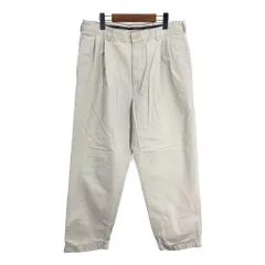 90年代 Polo by Ralph Lauren ポロ ラルフローレン 2タック チノパンツ ポロチノ アイボリー (メンズ W34 L32) 中古 古着 S8275
