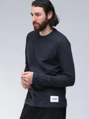 JIL SANDER (ジルサンダー) ワンポイント クルーネック 長袖 Tシャツのサムネイル