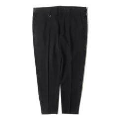 UNIFORM EXPERIMENT ユニフォームエクスペリメント パンツ サイズ:4 20SS ストレッチツイル クロップド パンツ CARROT FIT CROPPED PANTS ブラック 黒 ボトムス ズボン【メンズ】のサムネイル