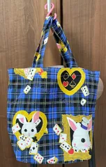 ＳＡＬＥ⭐︎ミニトートバッグ⭐︎アリスウサギ柄ブルー