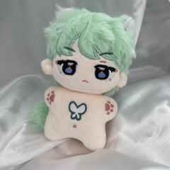 自作ぬいぐるみ 10cm チョコミントアイス 棉花娃娃 猫耳 - メルカリ