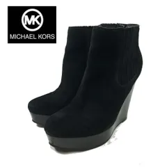 マイケルコース MICHAEL KORS ショートブーツ サイドゴア スエード ウエッジソール US6 1/2 USA hws00474