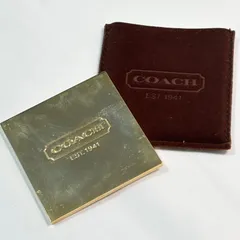 COACH シルバー ミラー 手鏡 ノベルティ COACH シルバー ミラー 手鏡 ノベルティ