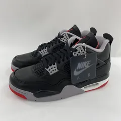 【中古】NIKE Air Jordan 4 Retro Bred Reimagined スニーカー 26cm FV5029-006 ブラック グレー レッド ナイキ[10]
