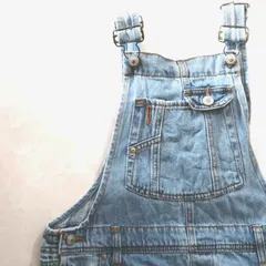 l.e.i　デニムショートオーバーオール　ダメージ加工　サイズS　海外輸入品