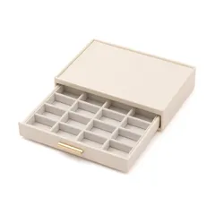 Francfranc フランフラン スタッキングジュエリーボックス リング ピアス ホワイト