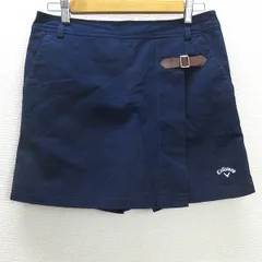 G■キャロウェイ/callaway キュロットスカート/241-8225810【LL】紺/LADIES/8【中古】■