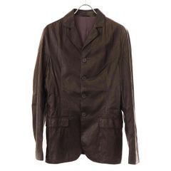 BOTTEGA VENETA ボッテガヴェネタ レザーテーラードジャケット 221384 VN310 パープル系 44のサムネイル