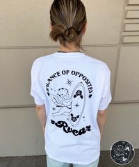 【ムラスポ公式】新品 RVCA ルーカ 半袖 Tシャツ レディース バックプリント ロゴ BF04C-P23