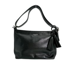 コーチ 25355 タッセル トートバッグ レガシー ショルダーバッグ COACH ブラック
