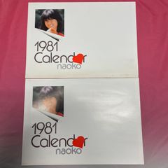 河合奈保子　1981年カレンダー　2冊セット
