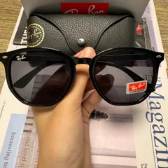 【Ray-Ban 正規品】RB4306 サングラス ブラウンレンズ ブラックフレーム 男女兼用 おしゃれ UVカット レイバン