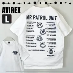 AVIREX アヴィレックス★AIR PATROL UNITED★刺繍★ヘビーウエイトTシャツ★メンズL　2405M071