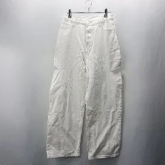 ◇ Θ◎ ●未使用● Ada. エイダ 新品タグあり ダメージ加工 デニムパンツ サイズL ホワイト レディース E  【1410100063277】