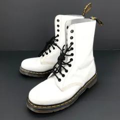05w05343 ドクターマーチン Dr.Martens  10ホール レースアップ  ホワイト  中国製 メンズ  ブーツ  1490  【中古品】