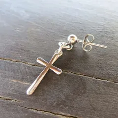 クロスピアス メンズ レディース ピアス アクセサリー OR