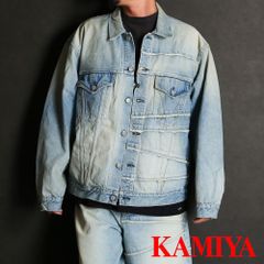 【KAMIYA/カミヤ】"FULLCOUNT × KAMIYA" Switching Denim Jacket / スウィッチング デニムジャケット / G14FC101【送料無料】