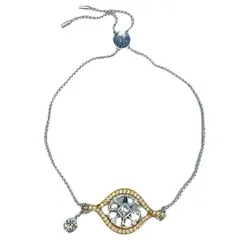 SWAROVSKI スワロフスキー ブレスレット バングル アクセサリー ジュエリー 小物 ロゴ メタル ラインストーン シルバー ゴールド