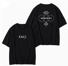 BTS ジミン　MUSE TRACK BLACK Tシャツ　Lサイズ　公式 BTS JIN RUNSEOKJIN in JAPAN Tシャツ ブラック黒 M - メルカリ