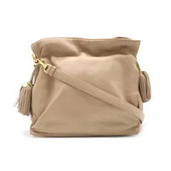 美品♡LOEWE フラメンコ　ナッパレザー✖︎アナグラムスエードショルダーバッグ ⭐︎美品⭐︎LOEWE フラメンコ ナッパレザー×アナグラムスエード