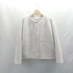 ◇ ⊇ Apuweiser-riche アプワイザー リッシェ ウール混合 長袖 コート サイズ0 ピンク系 レディース E  【1503060045176】