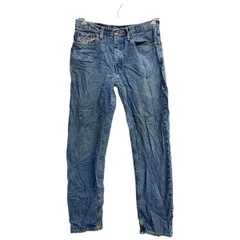 Wrangler デニムパンツ W32 ラングラー レギュラーフィット ブルー コットン メキシコ製 古着卸 アメリカ仕入 2501-494
