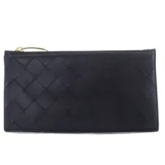ボッテガヴェネタ BOTTEGA VENETA カードケース コインケース 小銭入れ イントレチャート ロング ダークネイビー /YO10 ■OHのサムネイル