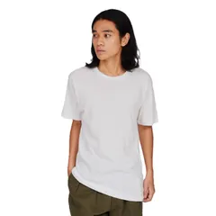 【迅速発送】ヘインズ 半袖Tシャツ(3枚組) 綿100% 柔らかい肌触り クルーネック 赤ラベル メンズ ホワイト M