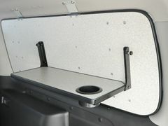 【数量限定アウトレット・撮影品】ESフリップテーブル Mサイズ 白石目調