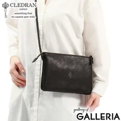 クレドラン ショルダーバッグ レディース 革 本革 小さめ CLEDRAN バッグ ショルダー 斜めがけ 軽い ブランド ミニショルダー CL-3629 BLACK
