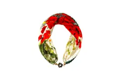 [UTO14] スカーフ ヘアアクセサリー レディース エレガント 女性用スカーフ サテン ヘアリボン プリントストール シルク風 ネッカチーフ バンダナ 正方形 バッグ飾り 春夏 通勤 オフィス マフラー 薄手 ストール 大判 uvカット お [フラワー①]