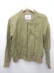 ◇ Θ coen Emergency CEC Clothing ミリタリー 長袖 ジップアップ　ブルゾン サイズL カーキ レディース P 【1410160004012】