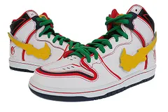 ナイキ NIKE SB エスビー ×GUNDAM UNICORN ガンダム ユニコーン DUNK HIGH PRO QS AMARILLO ダンク ハイ プロ アマリロ スニーカー DH7717-100 27 白 ホワイト ▲■ 240613のサムネイル