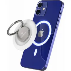 スマホリングスタンド、滑り止めシリコンパッド追加 シャンパンゴールド