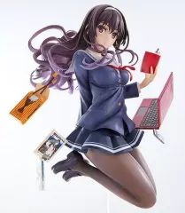 【中古】フィギュア 霞ヶ丘詩羽 「冴えない彼女の育てかた♭」 1/7 ABS＆PVC製塗装済み完成品 GOODSMILE ONLINE SHOP＆Amazon.co.jp＆あみあみ＆ANIPLEX+限定