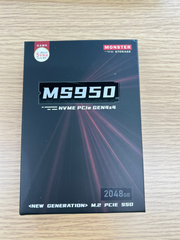 3.新品未開封パッケージ訳ありMonster Storage 2TB NVMe SSD PCIe Gen 4×4 最大読込: 7,000MB/s PS5確認済み M.2 Type 2280 内蔵 SSD 3D TLC MS950G75PCIe4HS-02TB
