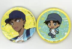 【中古】バッジ・ビンズ 服部平次 缶バッジセット(2個組) 「セガ ラッキーくじ 名探偵コナン Good Day! Good Travel!」 J賞